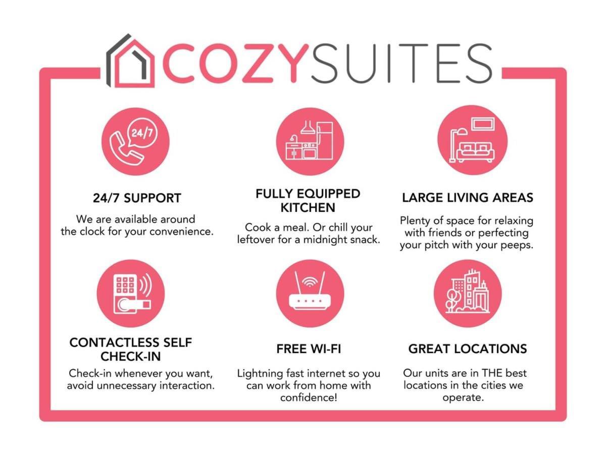 Modern Downtown Apartment 2Br 2Ba By Cozysuites Ινδιανάπολη Εξωτερικό φωτογραφία